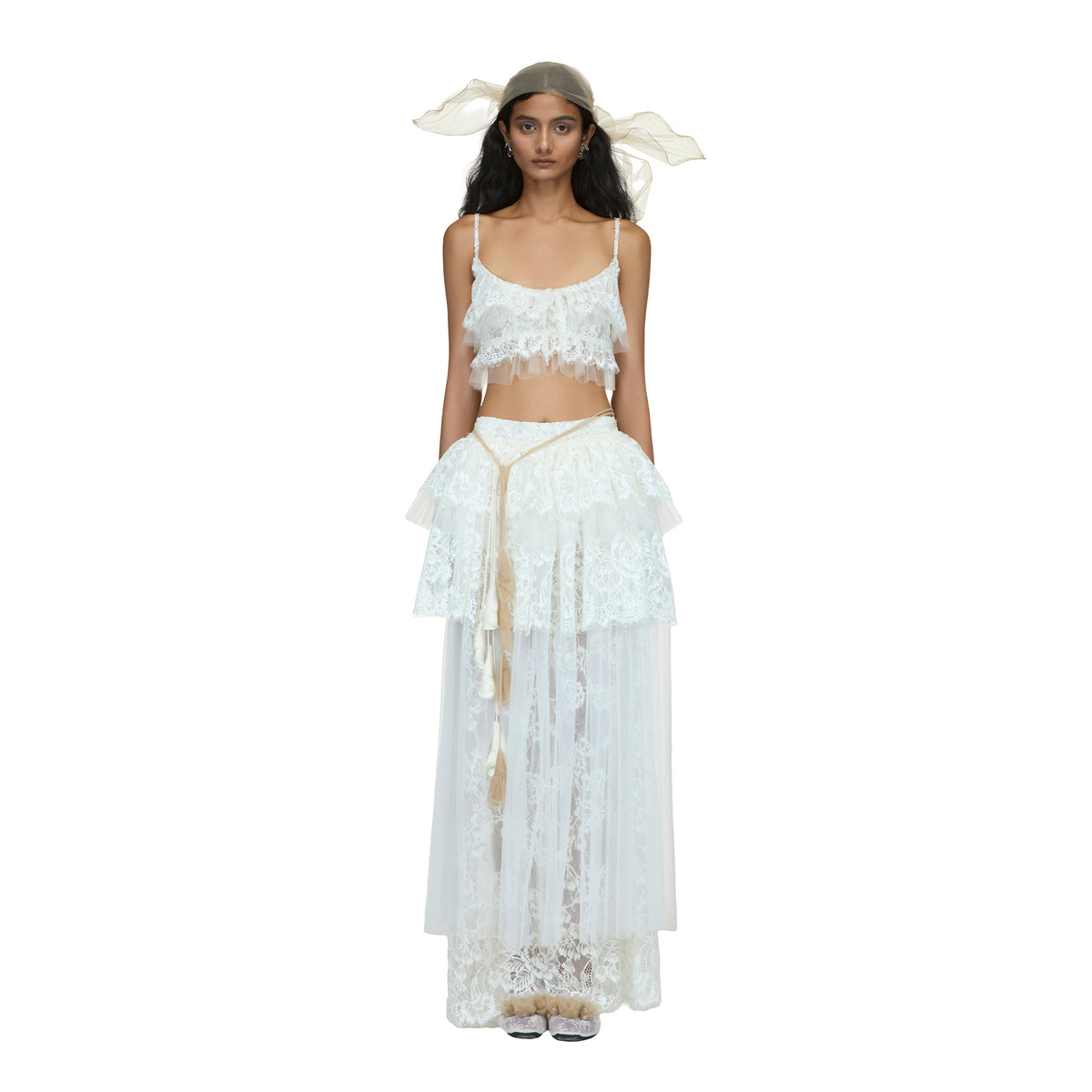 LACE WHISPER MAXI SKIRT