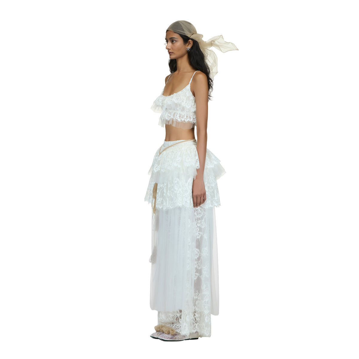 LACE WHISPER MAXI SKIRT