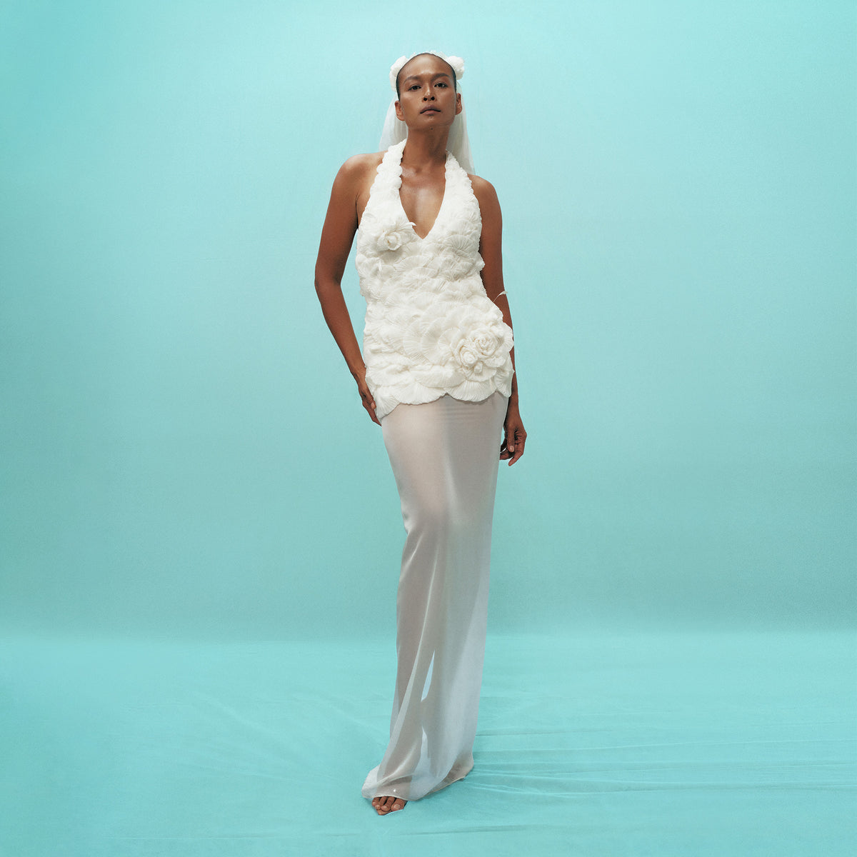 LUNAR PETAL DRESS