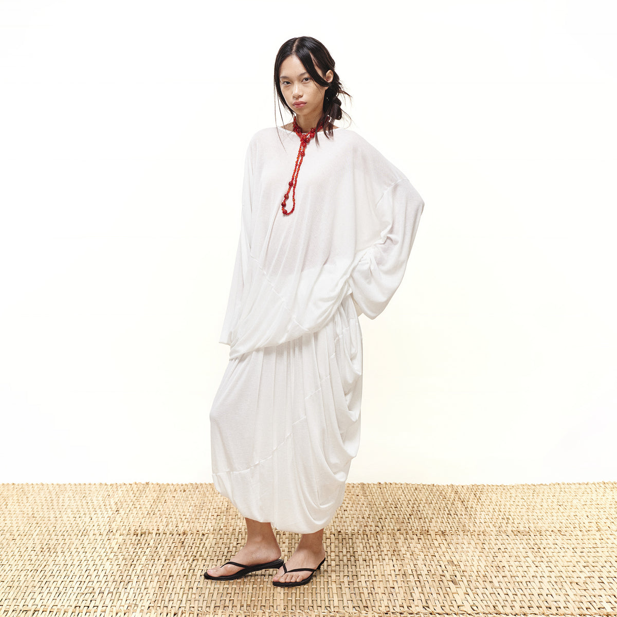 TIA DRAPED SKIRT