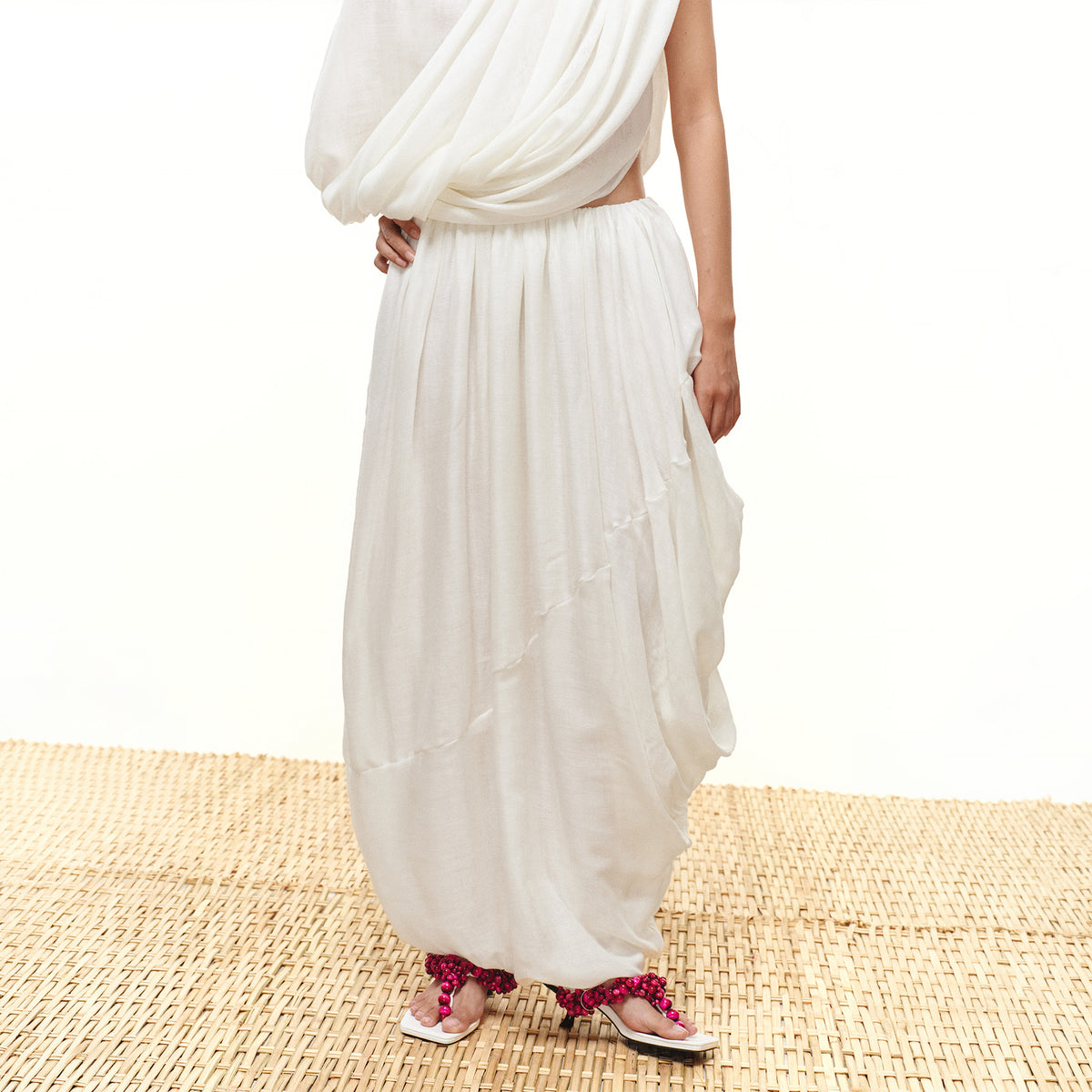 TIA DRAPED SKIRT