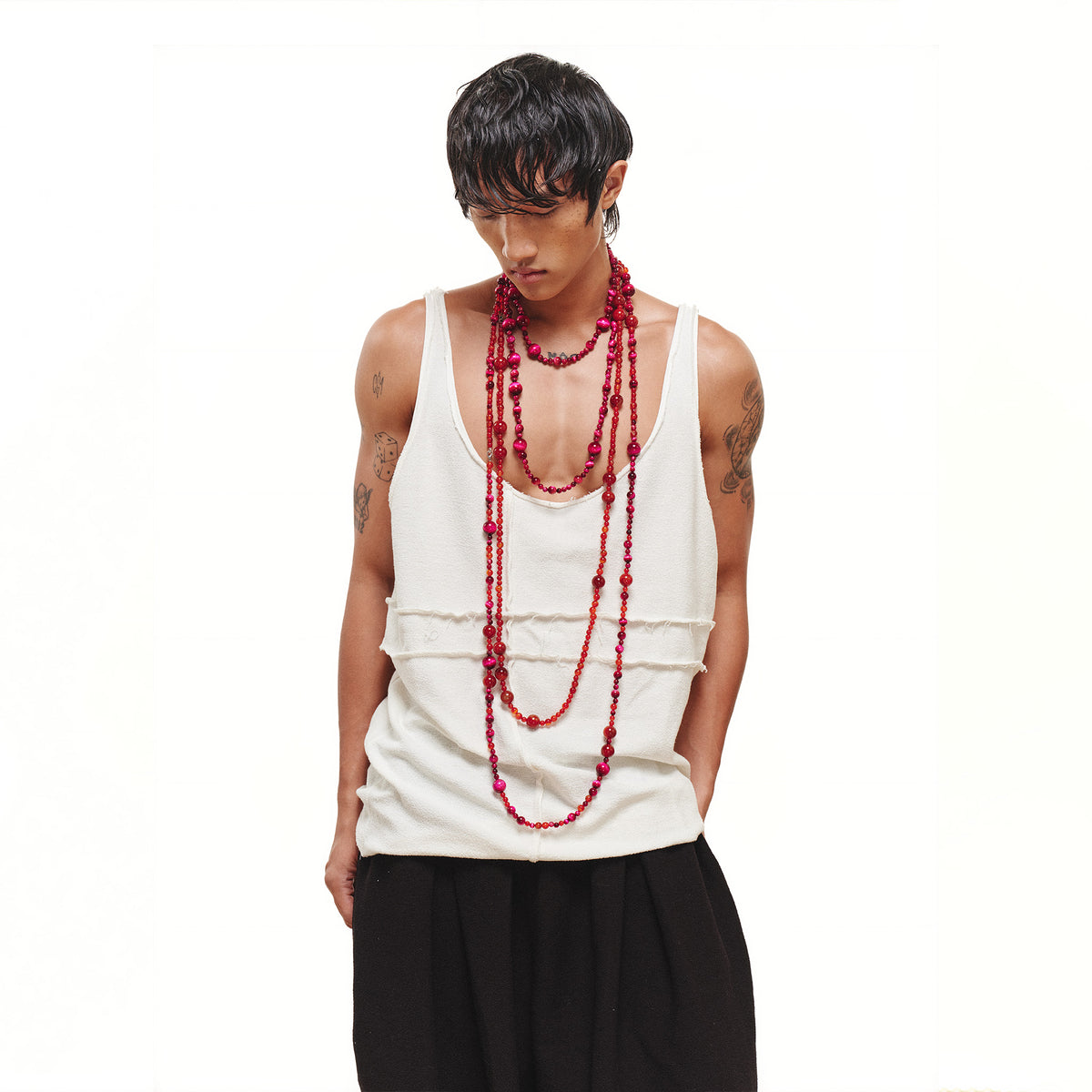 RED TIGER EYE NECKLACE