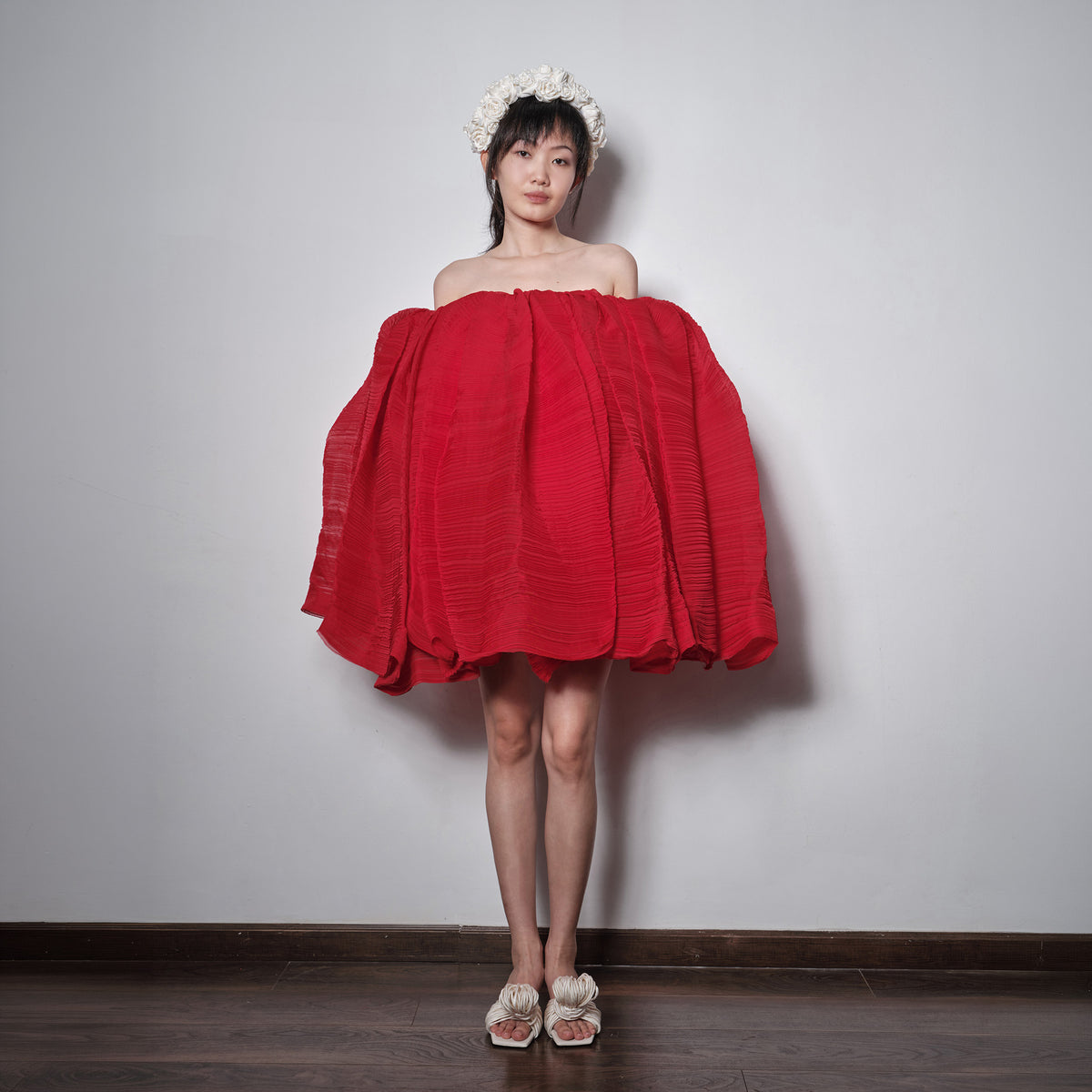 ROSE PETAL DRESS