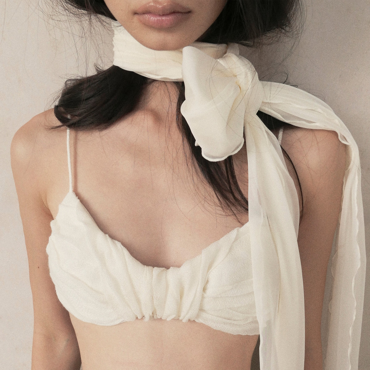 THE PLEATED BRA